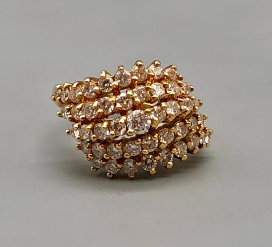 14K Yellow Gold & Diamond Ring (Approx. 1.50 Ct.)
