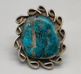 Large Stone Turquoise Ring