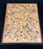 Large Framed Arrowhead & Points