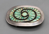 Amy Qndelacy Zuni Inlay Belt Buckle