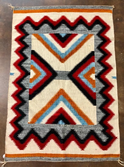 Vintage Eye Dazzler Navajo Textile