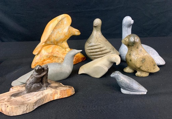 Group of Stone Effigy Carvings (Northwestern Coast)