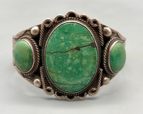 Three Stone Fred Harvey Era Bracelet