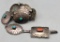 Vintage Link Turquoise and Coral Concho Belt