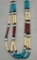 Vintage 3-Strand Multi-Stone Heishi Necklace