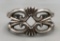 Vintage Sandcast and Sterling Silver Bracelet
