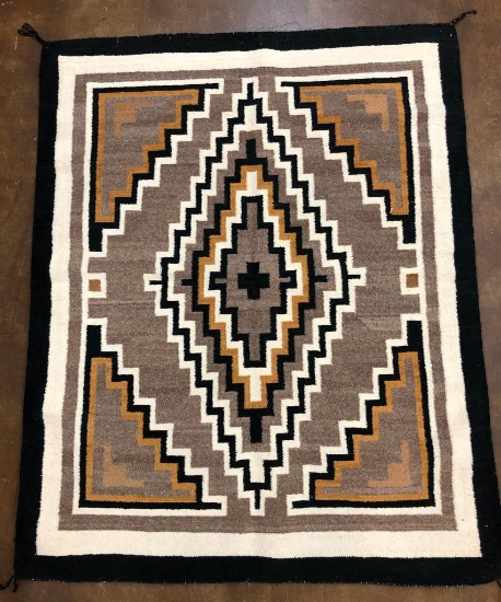 Two Grey Hills Textile by Lucy Begay