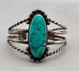 Turquoise and Sterling Silver Bracelet