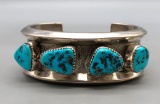 Hefty Turquoise Bracelet - D. Corez