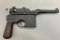 Mauser C-96 Broom Handle Semi Automatic Pistol