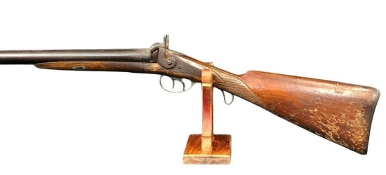 Antique Black Powder Side By Side Shotgun