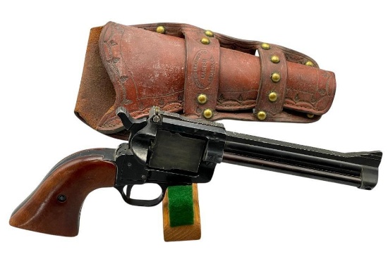 RECK Model R14 Pistol With Two Shot Cylinders And Holster