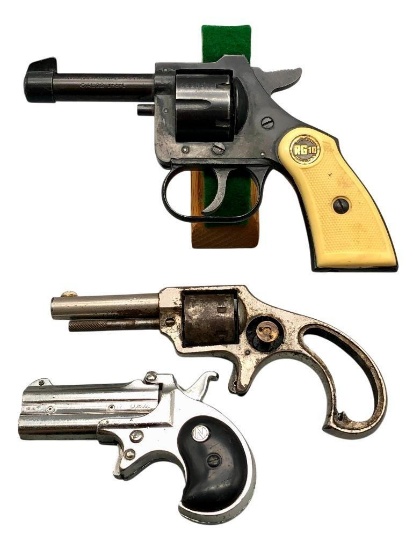 RG10 .22s caliber, Antique Parts Gun And Faux Derringer