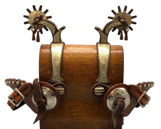 Unmarked Amozoc Spurs With Nice Straps