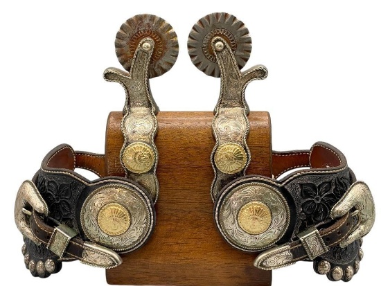Extra Fancy 14K Gold And Sterling Silver Accented Indian Head Parade Suprs