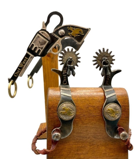 Custom Bit And Spurs by Pat Vaughn