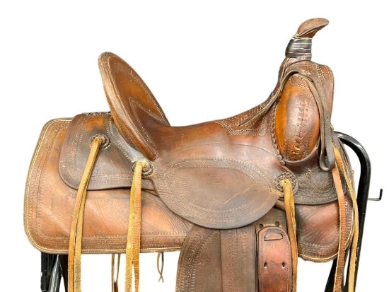 George Lawrence High Back Saddle