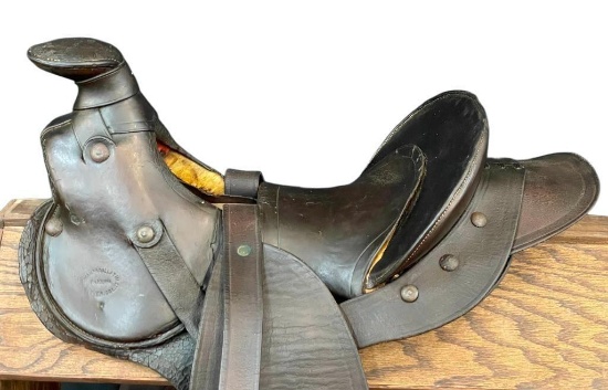 Rare Hope Style Saddle By Gallup & Gallitin