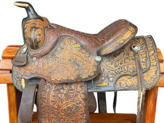 Fancy Bona Allen Custom Saddle