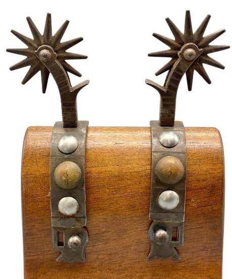 Antique Handmade Three Spot Spurs