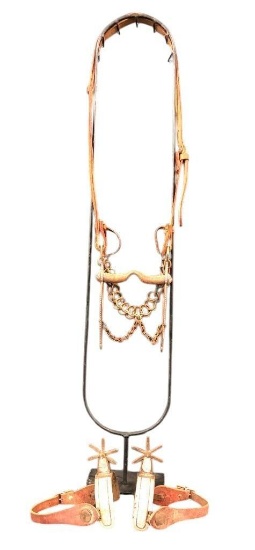Vintage Mexican Bit And Spurs