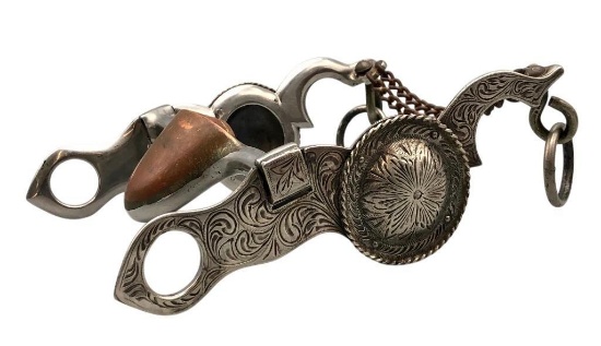 Fleming Silver Overlay Bit With Salinas Mouth