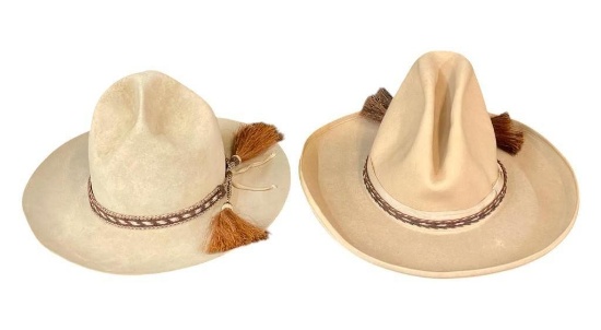 Two Vintage Felt Hats