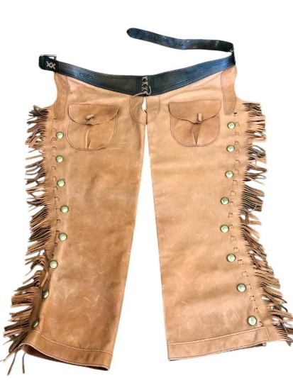 Pair Of Shotgun Chaps By Creger Leather