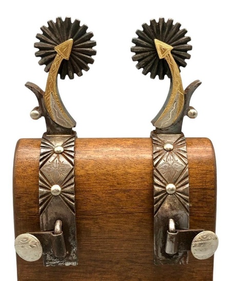 Fancy Arrow Shank Spurs By Tim Hunter