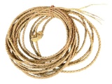 Nice Vintage Handmade Rawhide Riata