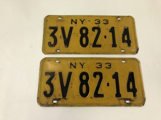 Vintage New York Plates