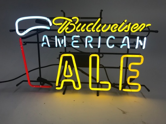 Neon Sign Budweiser American Ale