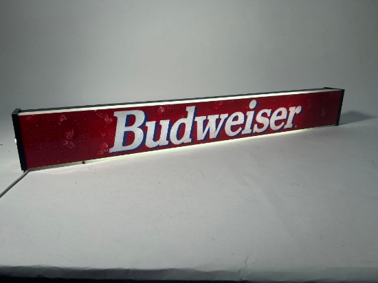 Illuminated Budweiser Sign