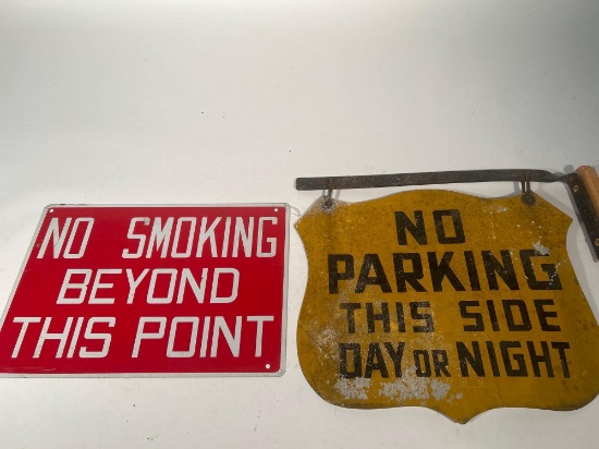 Lot of Two (2) Instructional Signs