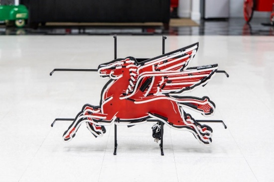 Mobil Pegasus Neon Sign