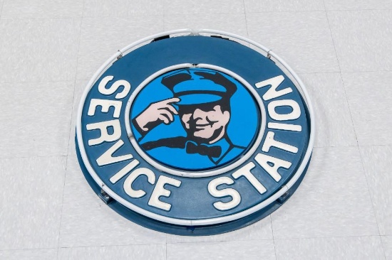 Service Station Neon Sign