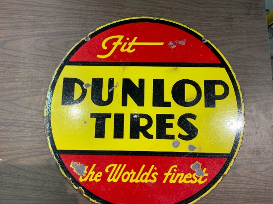 Dunlop tire sign