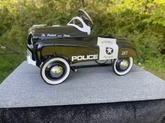 Burns Novelty Toy Co. Highway Patrol Pedal Car