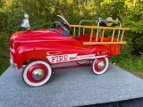 Burns Novelty Co. Fire Truck Pedal Car
