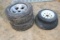 Four Wheels and Tires Various Sizes