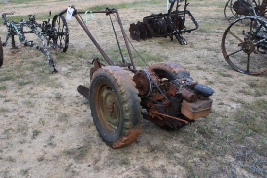 Antique David Bradley Yard Tractor