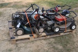Pallet of Push Mowers