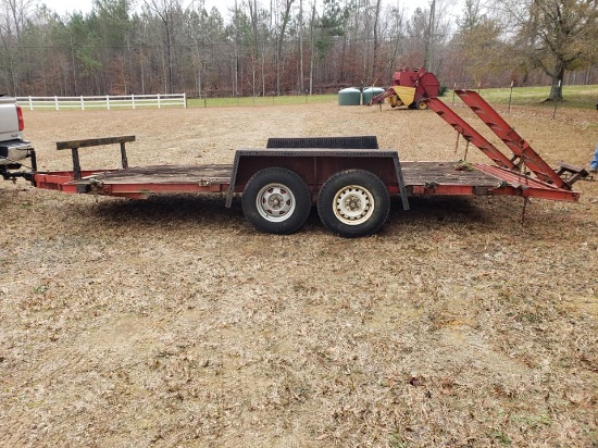 18' Double Axle Equipment Trailer BOSO