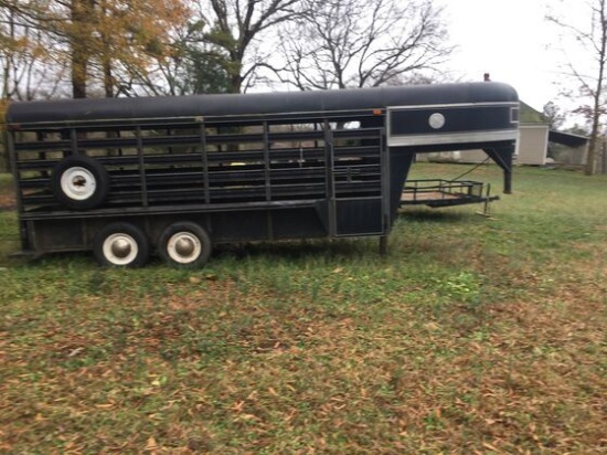 16' Gooseneck Stock Trailer BOSO