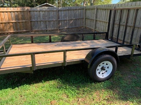 6'x12' Hooper New Utility Trailer