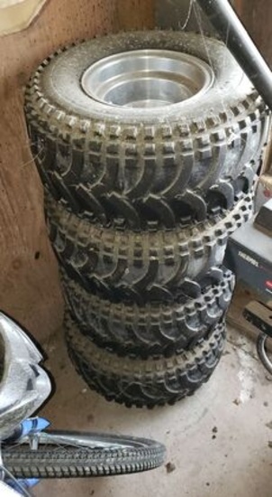 Set of 4 ATV Wheels and Tires