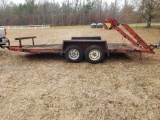 18' Double Axle Equipment Trailer BOSO
