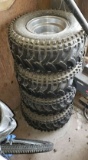 Set of 4 ATV Wheels and Tires