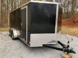 16' Enclosed Trailer w/ Ramp Door