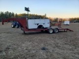 20' Gooseneck Trailer w/ Ramps. Bill of sale only.